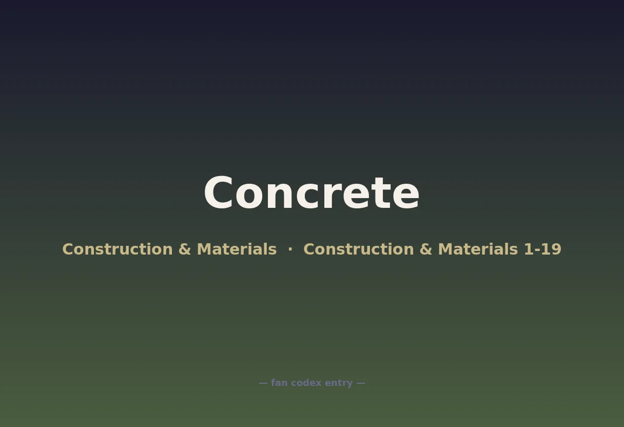 Concrete